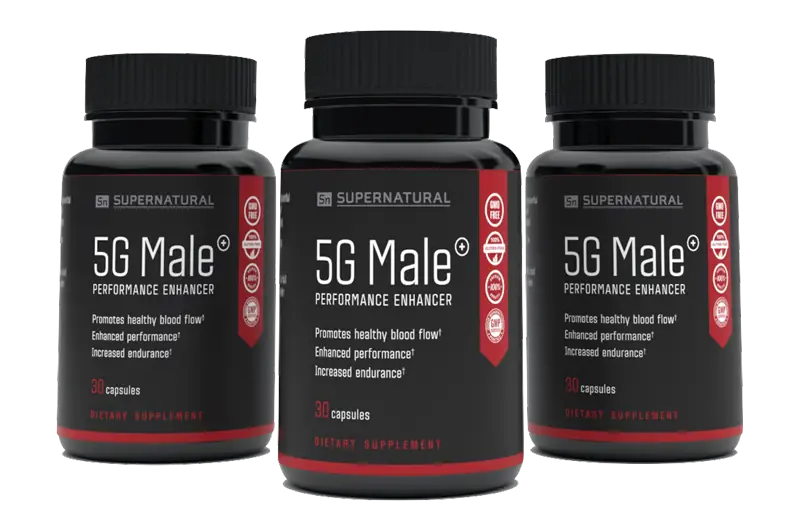 Three bottles of 5G Male